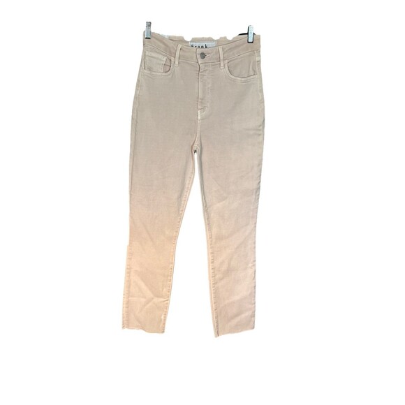 Frank & Eileen Size 28 Pink Stretchy High Rise Jeans Straight Leg - Picture 5 of 12